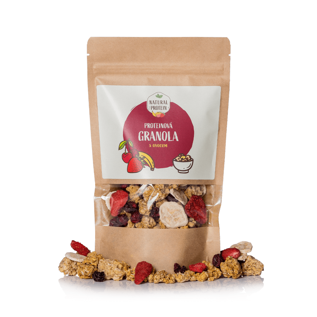 NaturalProtein Proteinová granola - ovocná (250 g)