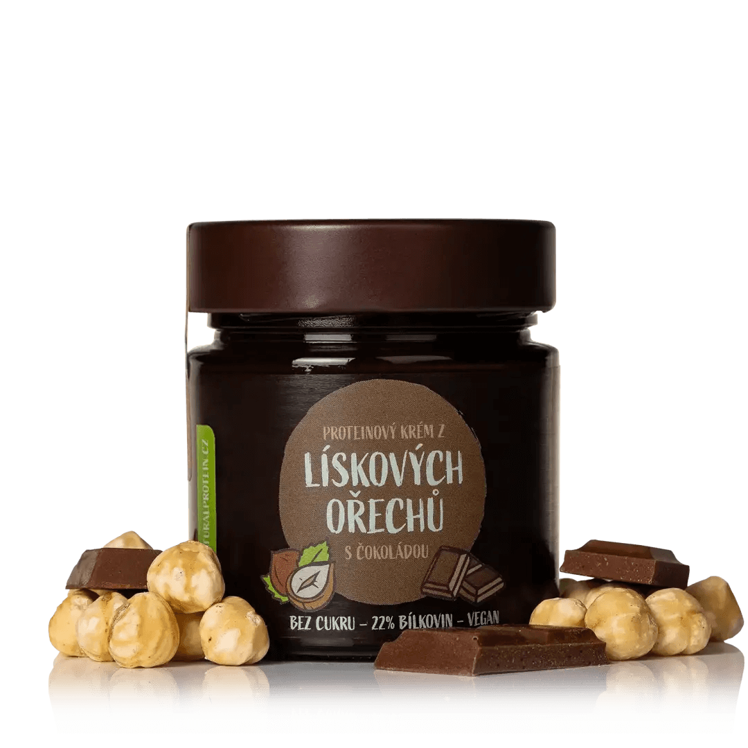 NaturalProtein Lískooříškový krém s čokoládou (250 g)