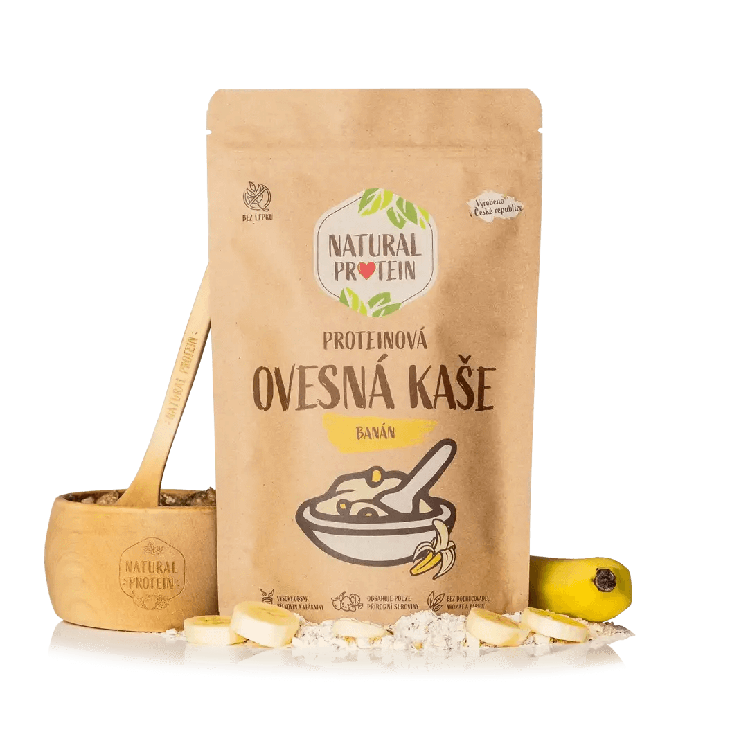 NaturalProtein Proteinová ovesná kaše - Banán (360 g)