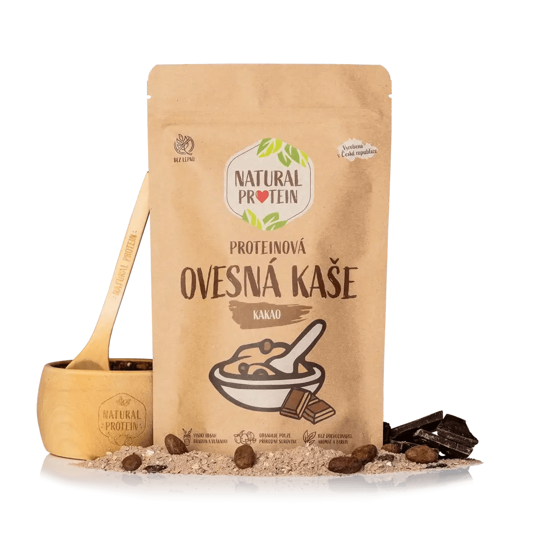 NaturalProtein Proteinová ovesná kaše - Kakao (360 g)