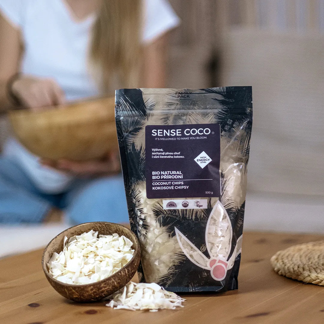 Sense Coco Bio kokosové chipsy přírodní