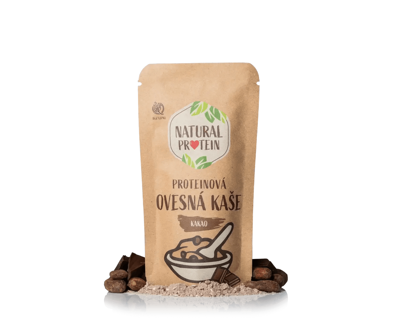 NaturalProtein Proteinová ovesná kaše - Kakao (60 g)