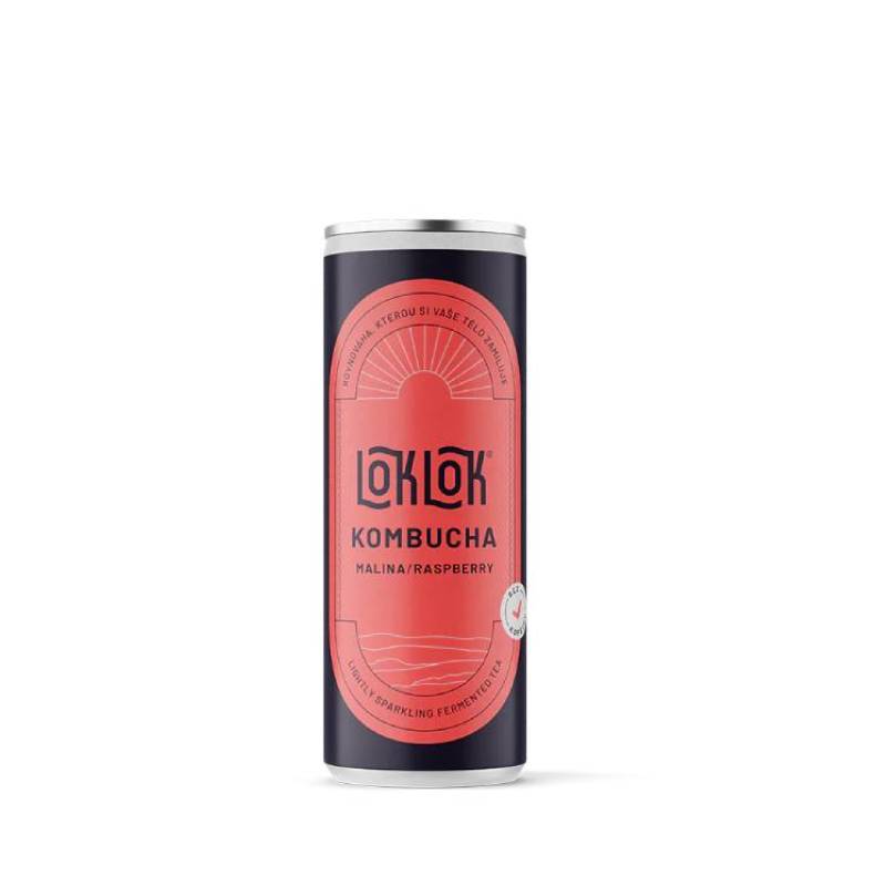 Loklok kombucha Malina 250 ml