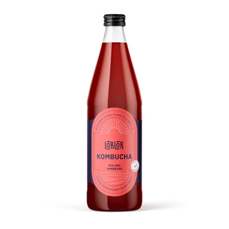 Loklok kombucha Malina 750ml