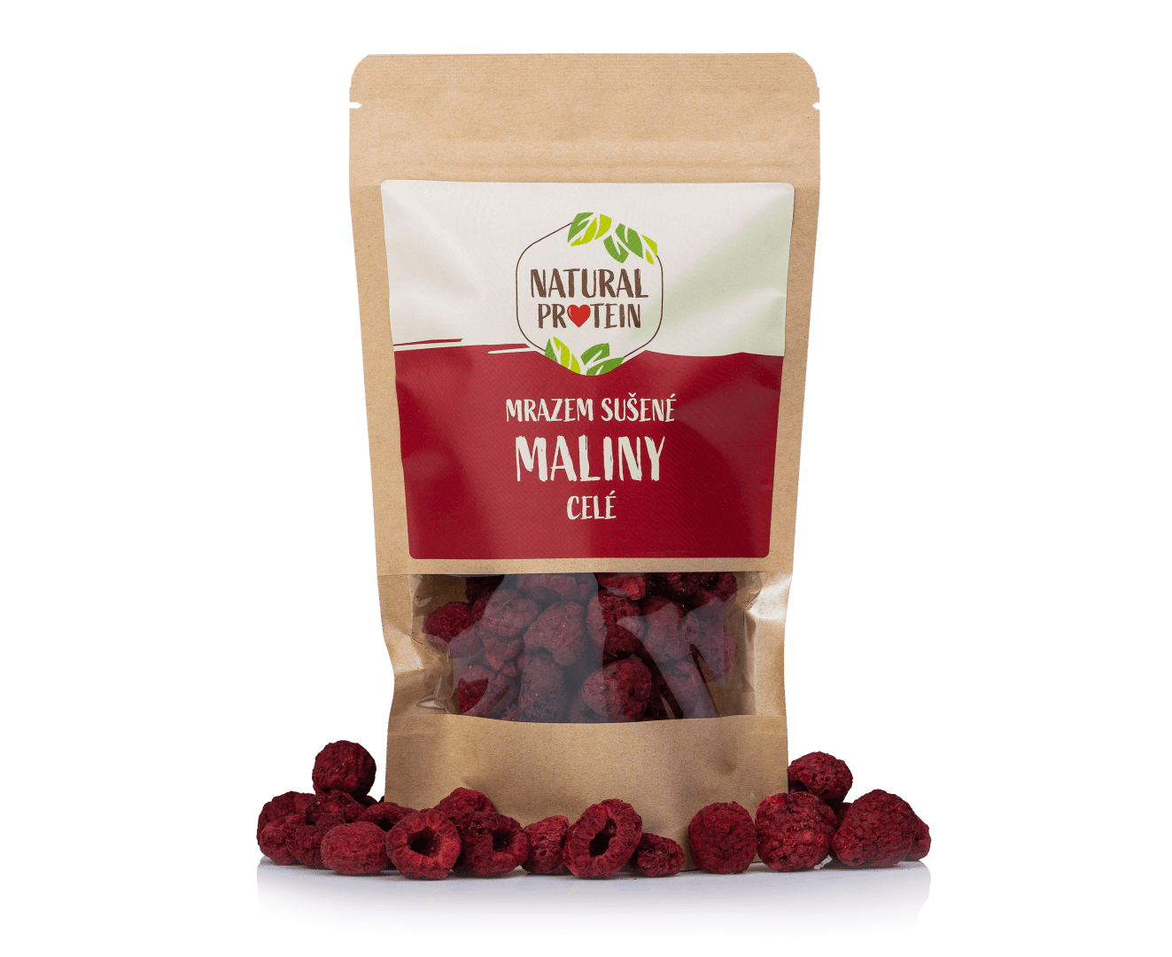 NaturalProtein Mrazem sušené maliny - celé (35 g)