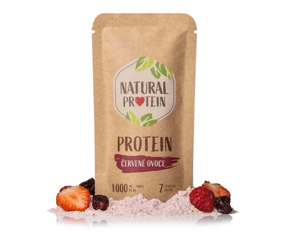 NaturalProtein Sport - Červené ovoce (35 g)