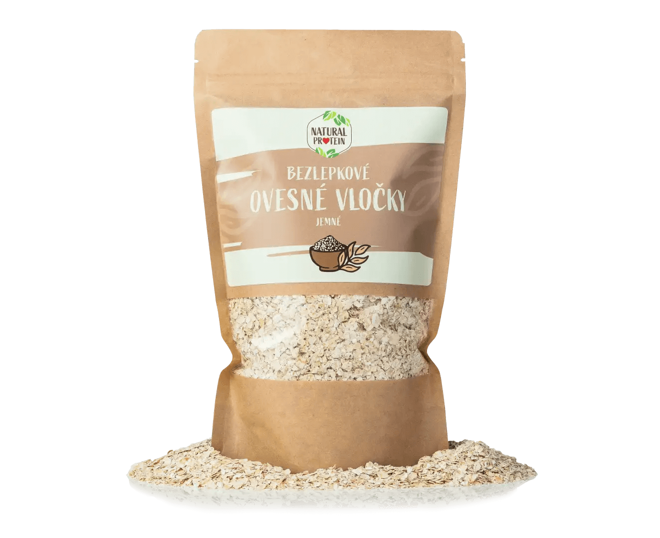 NaturalProtein Ovesné vločky bezlepkové jemné (400 g)