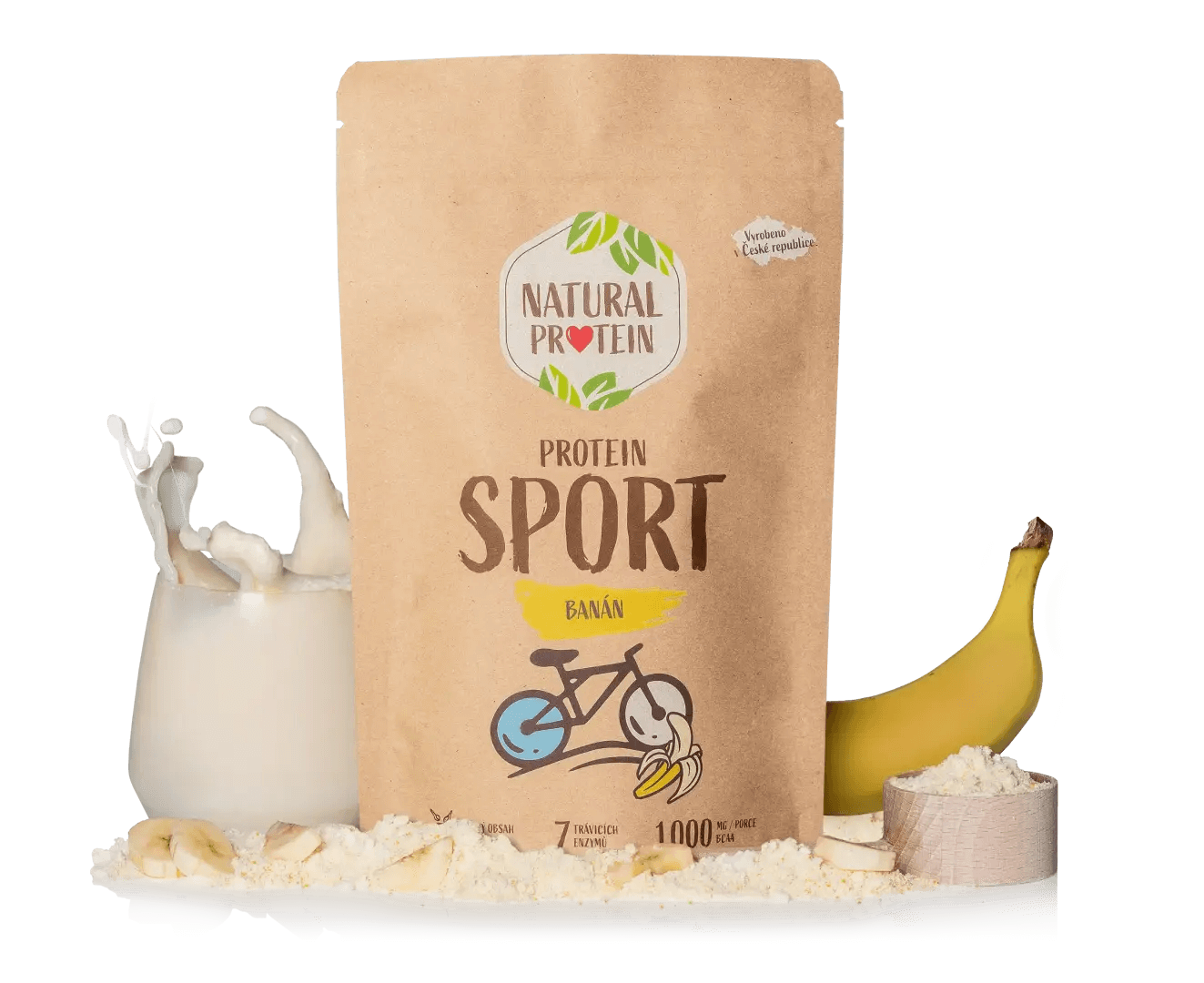 NaturalProtein Sport - Banán (350 g)